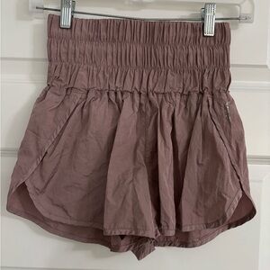 Free People Movement The Way Home Shorts in Dusty Mauve Pink, Size XS